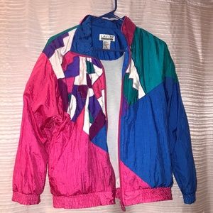 Super cute and colorful windbreaker jacket
